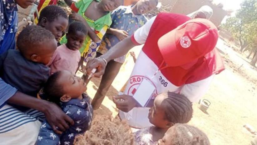 Burkina Faso Polio vaccine campaign